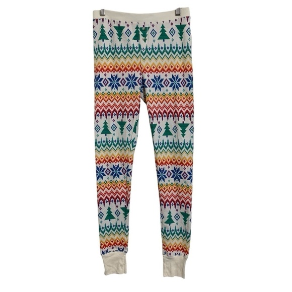 NWT Old Navy Colorful Pajama Bottoms Pants Winter Christmas Holidays Rainbow - Picture 4 of 11